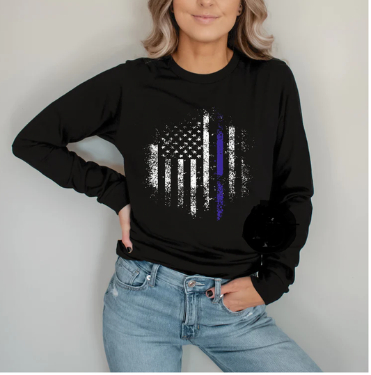 Blue Line T Shirt