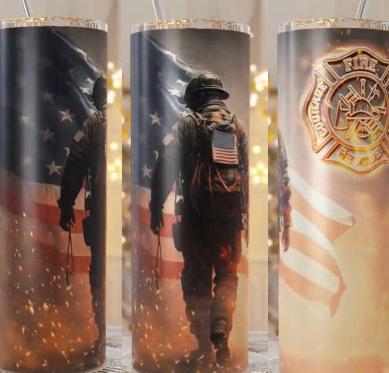 Fire Fighter Tumbler