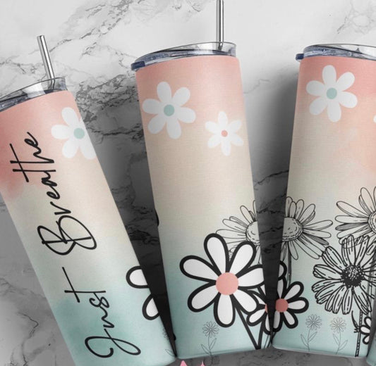 Just Breathe Tumbler