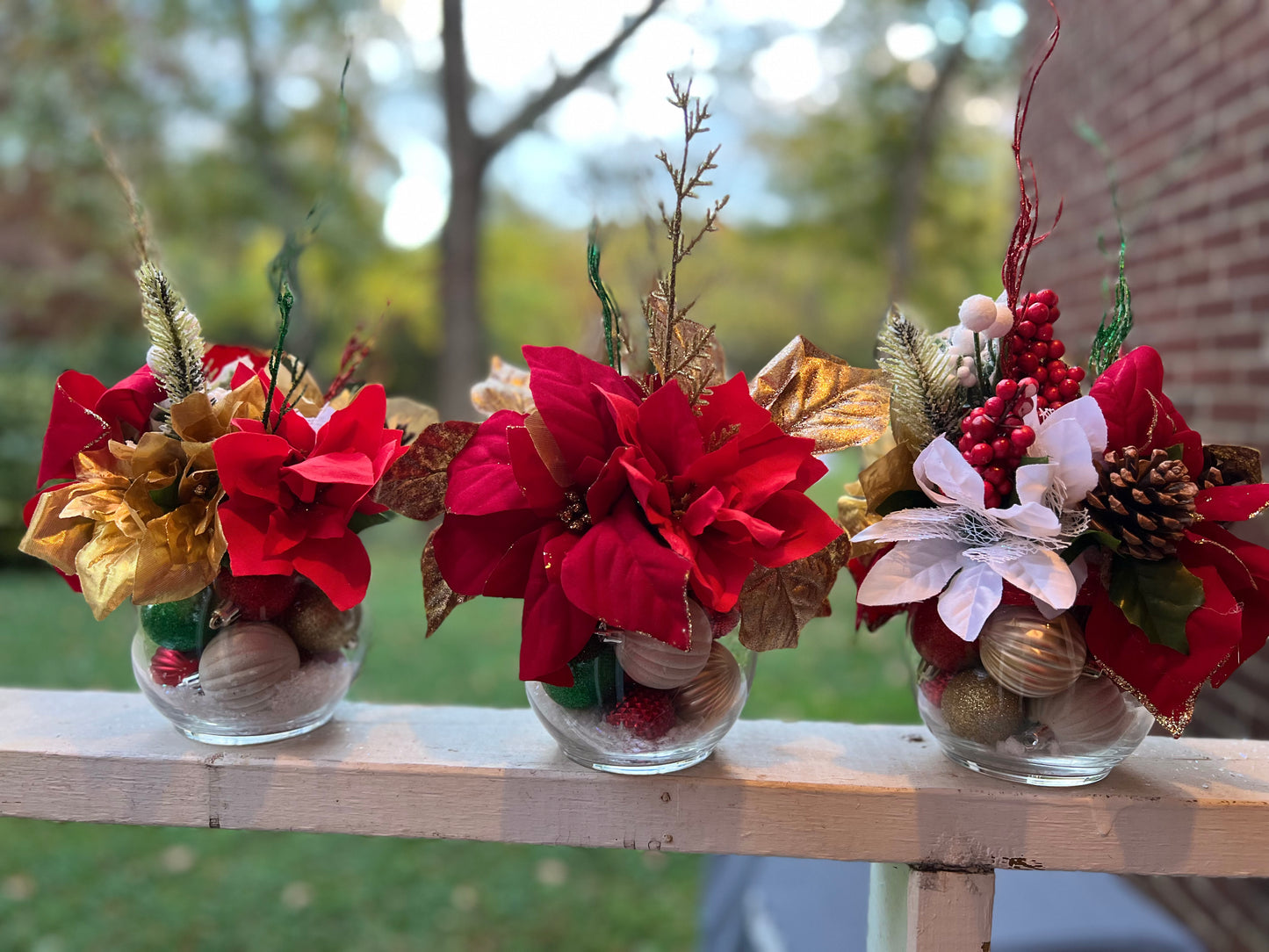 Christmas Floral Centerpiece