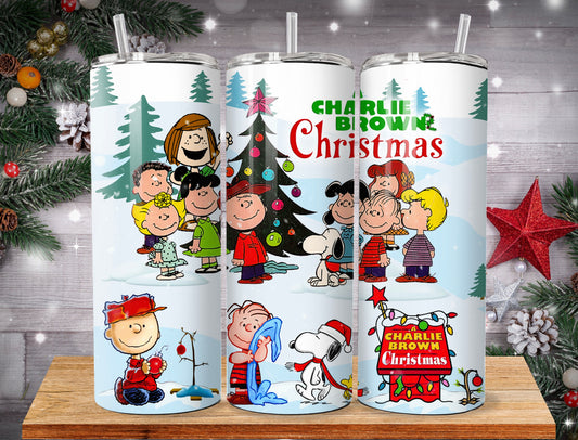 Charlie Brown Christmas Tumbler