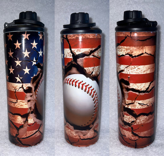 All American Baseball Tumbler