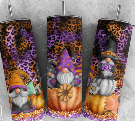 Gnome Pumpkin Tumbler